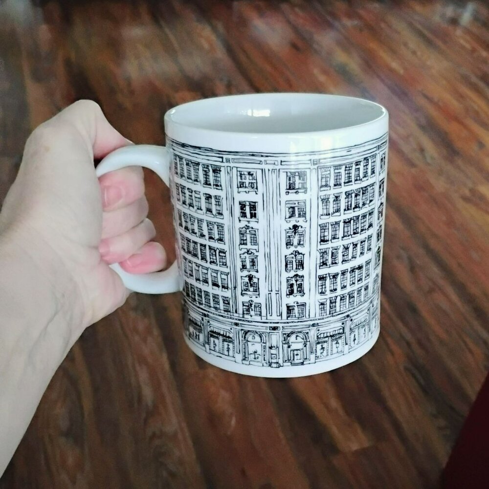 Neiman Marcus Centennial 100th Anniversary 1907-2007 XL 20 oz Coffee Mug, White - Picture 2 of 8
